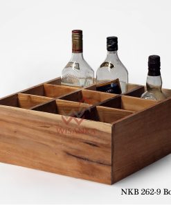 Wooden Bottle Rack