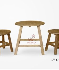 Akira Wooden Terrace Set
