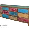 Sharon Boat Wood Cabinet