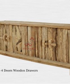 Viticio 4 Doors Wooden Drawer
