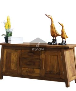 Durham Reclaimed Teak Low Cabinet