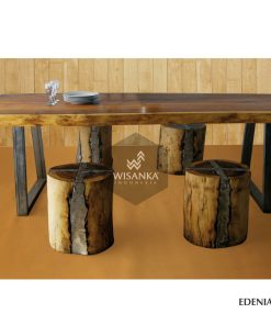 Wood Edenia Dining Set