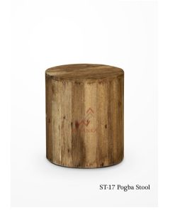Pogba Wooden Stool