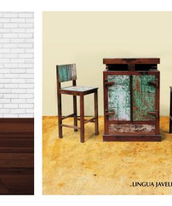 Lingua Javeline Boat Wood Bar Set