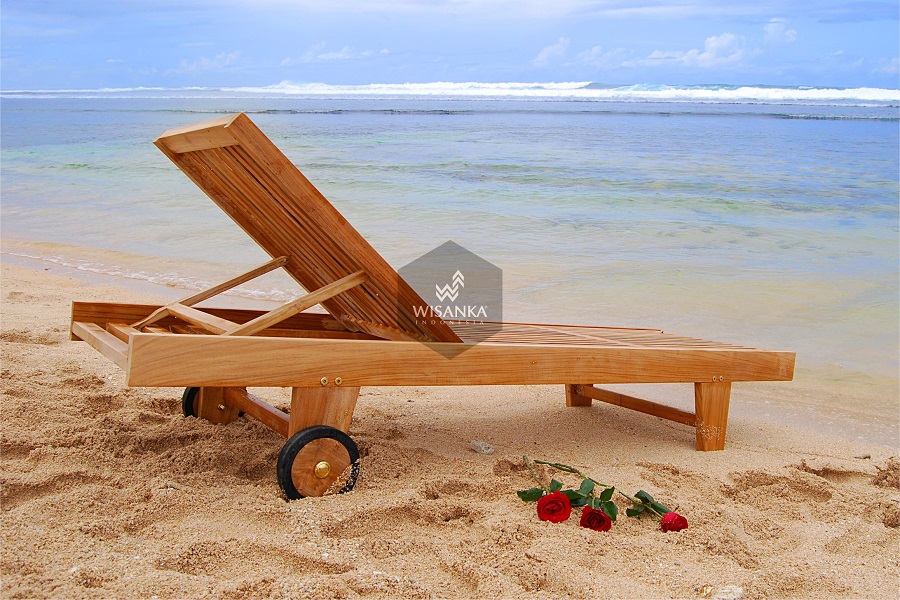 wooden loungers