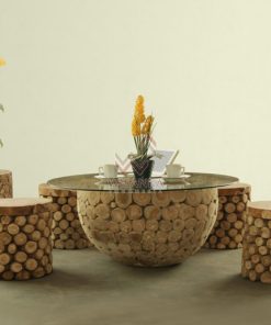 Bowl Wooden Living Set
