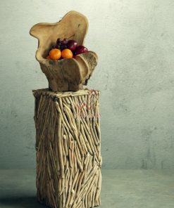 Abstrack Wooden Standing Vase