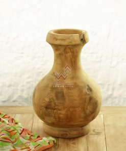 Bottle Wooden Vase