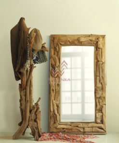 Angola Wooden Standing & Mirror
