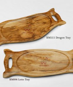Drogon and Letto Wooden Tray