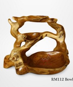 Wooden Bowl with Handle