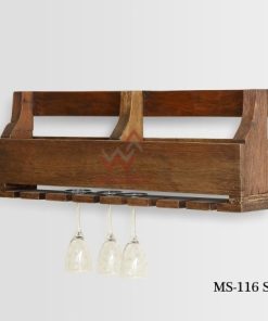 Selena Wooden Wine Rack