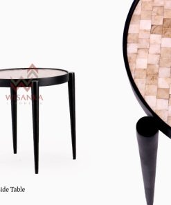 Tobey Wooden Side Table