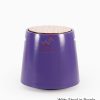 Wity Wooden Stool in Purple Colour