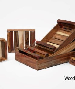 Wooden Tray Set of 6